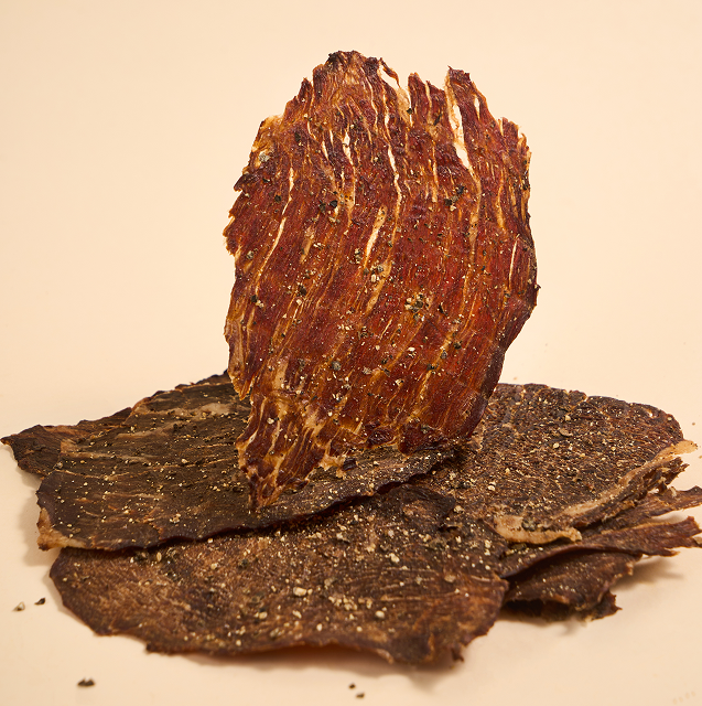 Honey Black Pepper Beef Jerky Chips