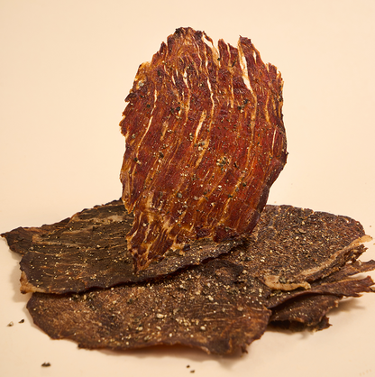Honey Black Pepper Beef Jerky Chips