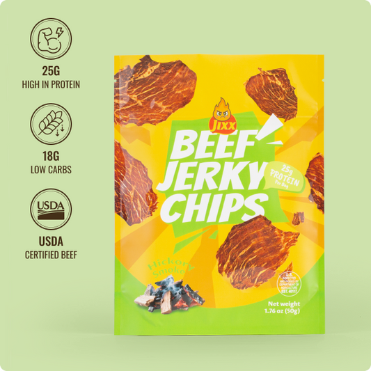 Hickory smoke Beef Jerky Chips