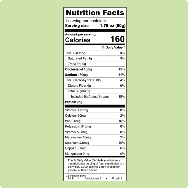 Hickory smoke Beef Jerky Chips