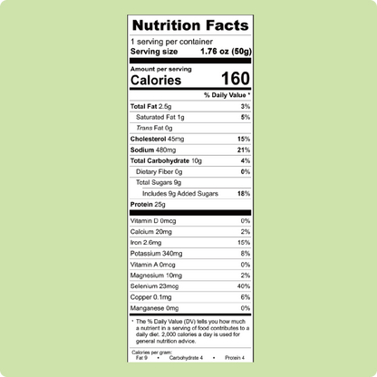 Hickory smoke Beef Jerky Chips