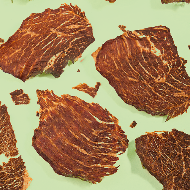 Hickory smoke Beef Jerky Chips